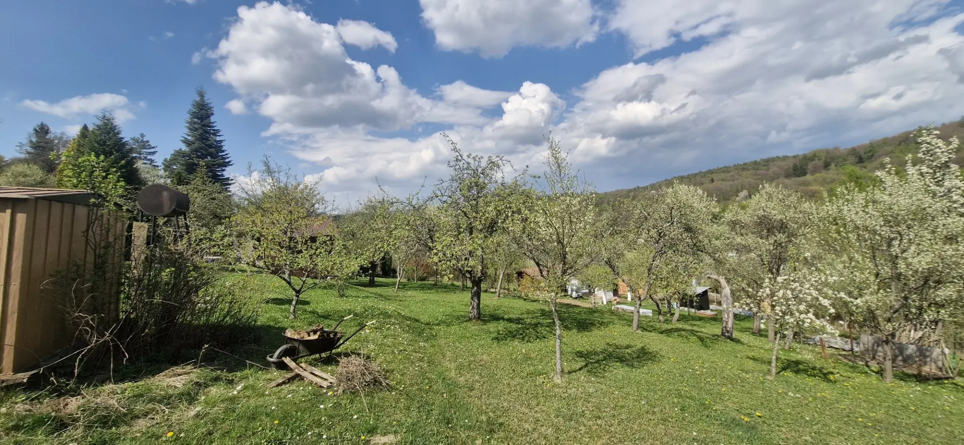 Prodej zahrady s chatkou v Luhačovicích