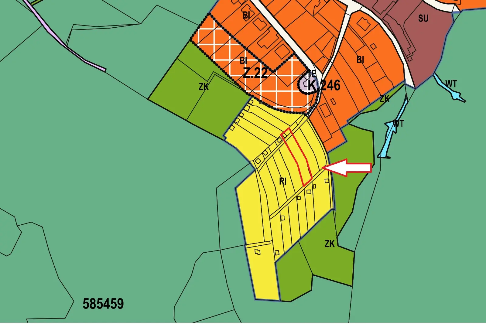 Prodej zahrady s chatkou v Luhačovicích